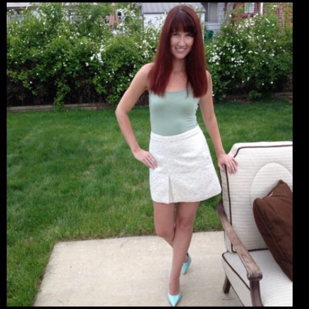 H&M Shimmery Mini Skirt